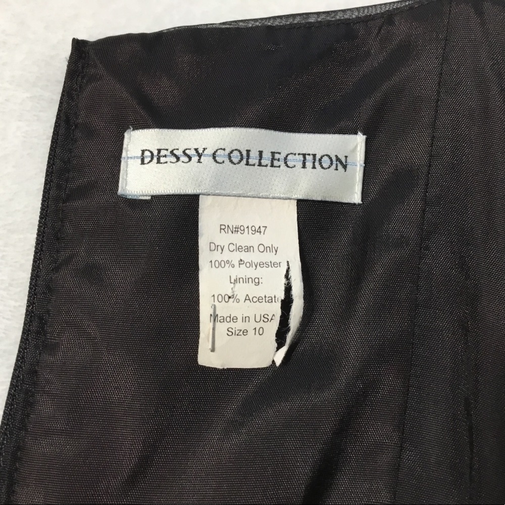 Dessy Collection Ruched Chiffon Top - Picture 3 of 7